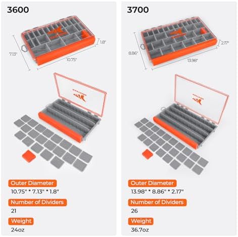 KastKing HyperSeal Waterproof Tackle Box, 3600 and 3700 Tackle Trays - Image 6