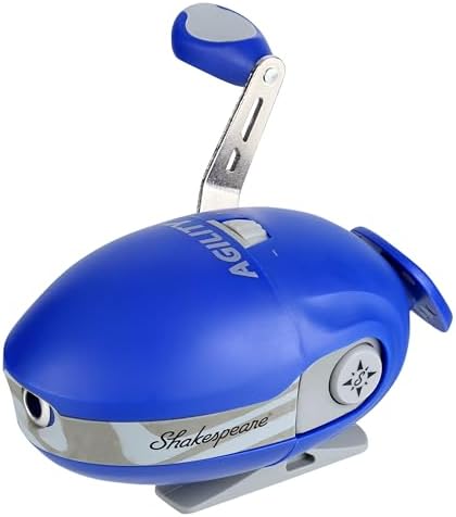 Shakespeare Agility Spincast Fishing Reel, Ultra-Ergonomic Design, Soft-Touch Handle Knobs, Pre-spooled with Stren Line by ShakespeareFishing
