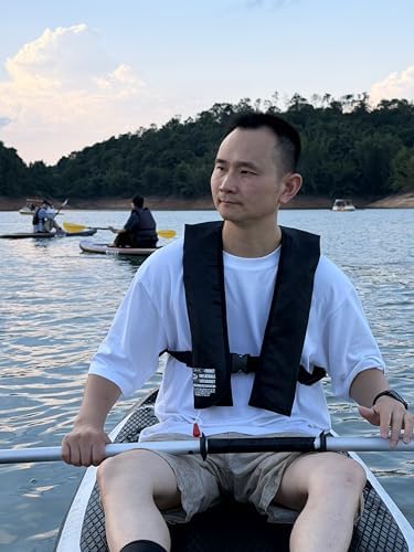 Adult Automatic Inflatable PFD Jacket, Adjustable and Lightweight Water Sports Vest for Kayak SUP Paddleboarding Boating Sailing Fishing (Buoyancy is Greater Than 150 N) - Image 4