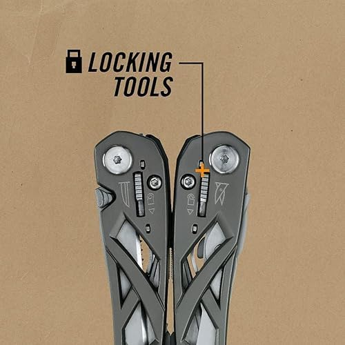 Gerber Suspension NXT 15-in-1 EDC Multitool, Pliers w/ Pocket Knife, Grey - Image 4