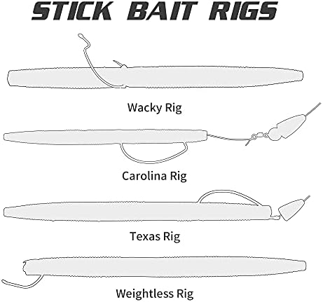 4"/5" Senko Worms Kit, Salt Impregnated Soft Plastic Lures - Image 5