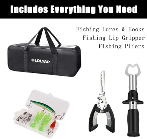 2PCS Fishing Rod and Reel Combo 6.9ft Telescopic Fishing Pole - Image 6