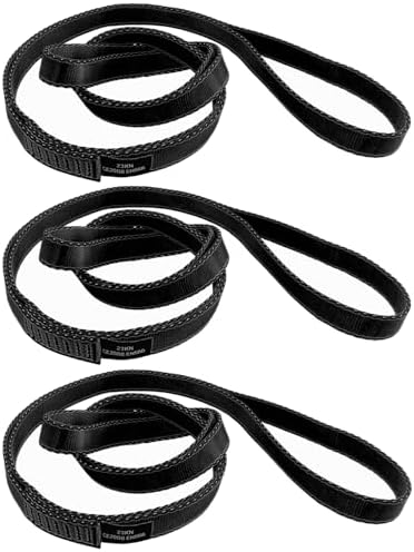 18MM Nylon Climbing Slings Runners 23 kN Strong Webbing Straps for Rock Climbing, Rappelling, Swing, Yoga Hammock etc by CAPARK