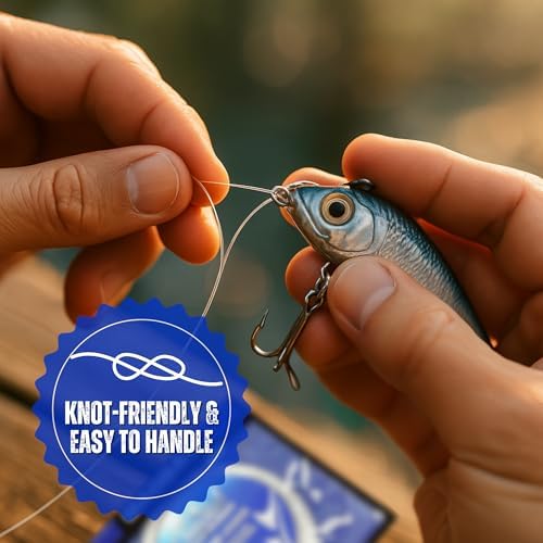 MagBay Lures 100% Pure Fluorocarbon Leader Line - Saltwater & Freshwater Invisible Fluorocarbon Fishing Leader Line, Strong Performance 150, 130, 100, 80, 60 & 40 lbs 33 Yard - Image 4
