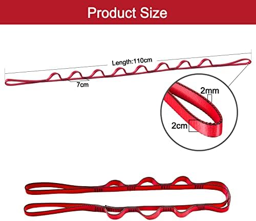 23KN (5070 lbs) Heavy Duty Straps, 2 Pack Adjustable Daisy Chain Webbing - Image 5