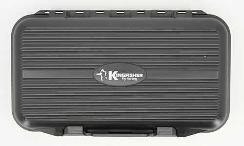 Kingfisher Large Waterproof Fly Box Great for Streamers and Saltwater Flies - Image 3