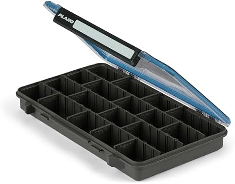 Plano StowAway 3700 Waterproof Stow Tackle Box, IPX7 Waterproof, with Rustricor, Single Latch Design, Transparent DuraView Lid, Stackable Storage for Fishing Bait, Lures and Gear - Image 5