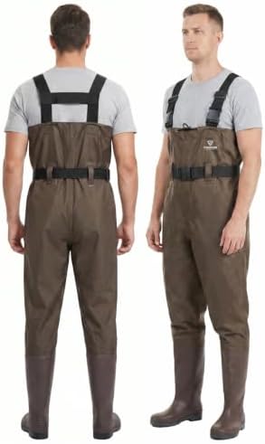 FISHINGSIR Waders for Men Waterproof Women Fishing Chest Wader with Boots - Image 5