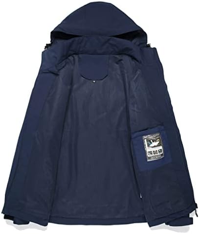 Men's Lightweight Waterproof Rain Jacket,Shell Hooded Outdoor Raincoat Hiking Windbreake jacket - Image 4