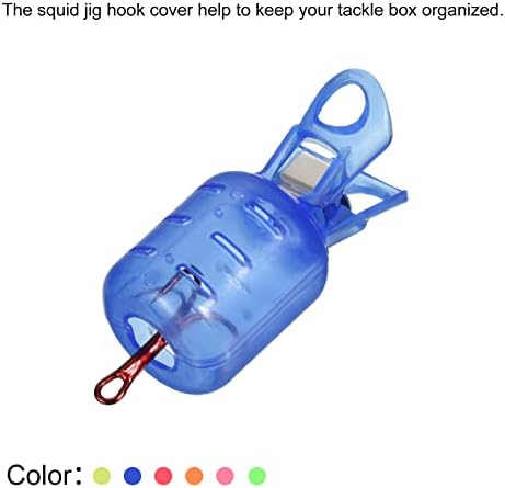 PATIKIL Squid Jig Hook Protector Case, Fishing Hook Covers Hooks Bonnets Jigs Lure Cover Tackle Boxes Tools - Image 5