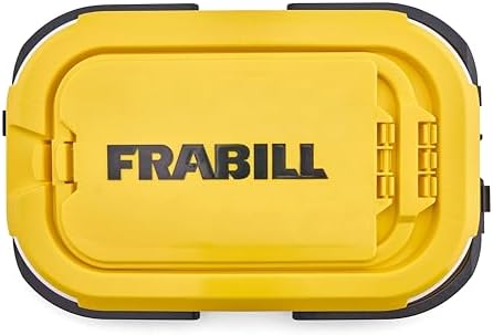 Collapsible Bait Bucket with Aerator-White/Yel - Image 5