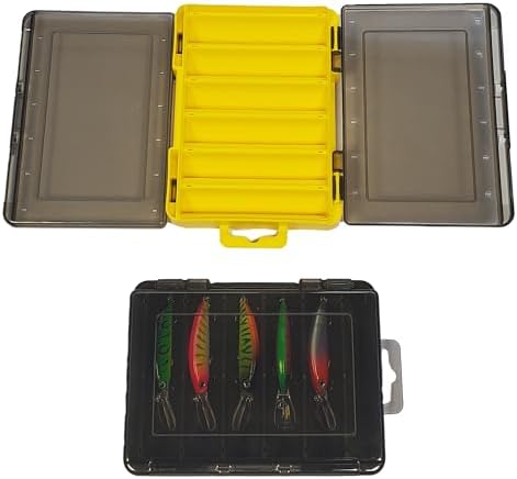 Tackle Box for Hard Baits, Fishing Lure Organizer for Minnows, Y/S - Image 4