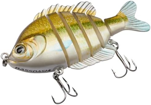 BASSDASH SwimPanfish Multi Jointed Bluegill Bass Fishing Lure Swimbaits - Image 5