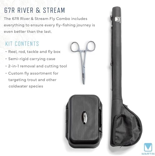 Martin 67R River/Stream Fly Reel and Fishing Rod Combo Kit, 4/5-Weight - Image 6
