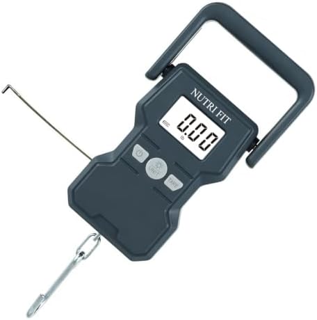 NUTRI FIT Luggage Weight Scale 110lb Hanging Luggage Scale for Suitcase by NUTRIFIT