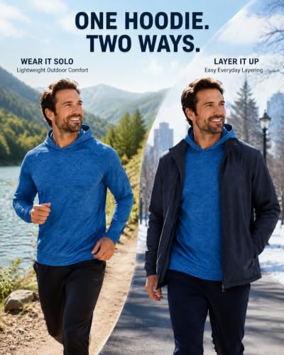 ZITY Men's Lightweight Pullover Hoodie UPF 50+ Fishing Shirts Sweatshirt - Image 2