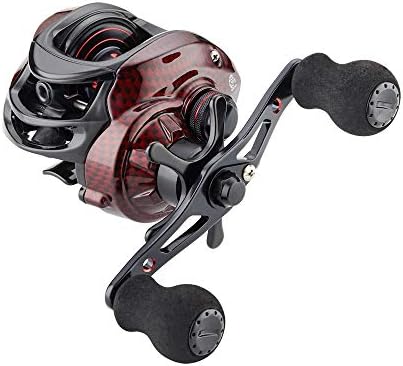 FISHDROPS Baitcaster Reels, 9+1BB, CNC Aluminum Spool, Magnetic Brake System Bait Caster Reel High Speed Gear Ratio 7.0:1 Ultra Smooth Low Profile Baitcasting Fishing Reel by Fishdrops