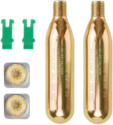 24 Gram CO2 Cartridge Life Jacket Rearming Kit, Auto/Manual PFD, Metal Cartridge for Life Jacket CO2 Cartridges by Unknown