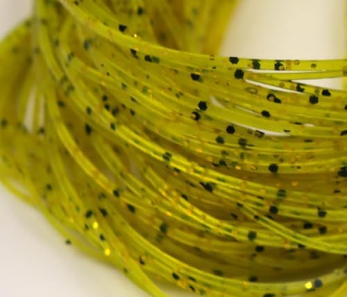 Hareline Crazy Legs Fly Tying Material – Silicone Rubber Legs for Streamers, Nymphs, Bass & Saltwater Flies by HarelineDubbin