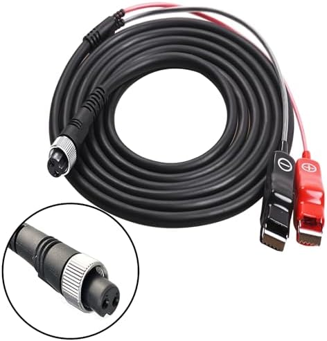 8.85FT-18FT Electric Fishing Reel Battery Power Cable is Compatible with Shimano, Daiwa Tanacom 1000, BeastMaster, Seaborg 500MJ, and ForceMaster. by kzfuli