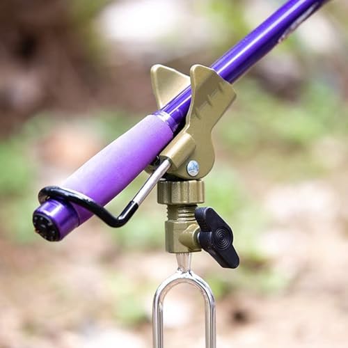 GOLDEAL Rod Holders for Bank Fishing,Bank Fishing Rod Rack Stand,Fish Pole Holder for Beach,360 Degree Adjustable. - Image 2