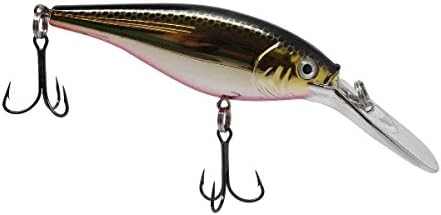 Berkley Flicker Shad Fishing Lure, Black Brass, 3/16 oz, 2in | 5cm Crankbaits, Size, Profile and Dive Depth Imitates Real Shad, Equipped with Fusion19 Hook - Image 3