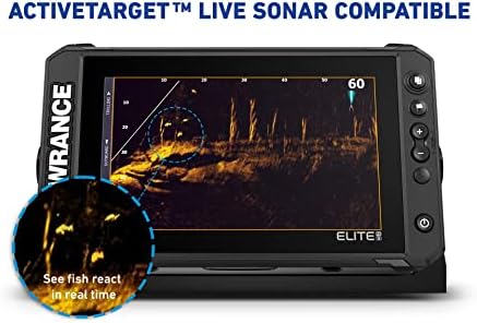 Lowrance Elite FS 9 Fish Finder with Active Imaging 3-in-1 Transducer, Preloaded C-MAP Contour+ Charts (Renewed) - Image 2