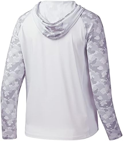 BASSDASH Men’s UPF 50 Performance Fishing Shirt Cooling Hoodie Camo Long Sleeve FS17M - Image 3