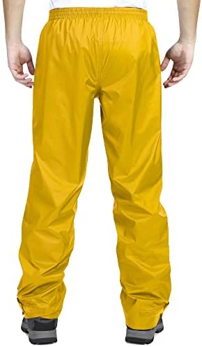 33,000ft Men's Rain Pants, Waterproof Rain Over Pants, Windproof Pants - Image 2