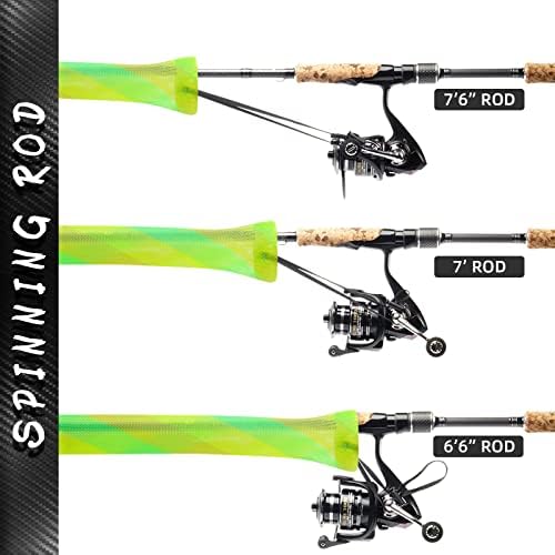 SF Fishing Rod Socks Pole Sleeve Cover Protector Gloves - Image 6