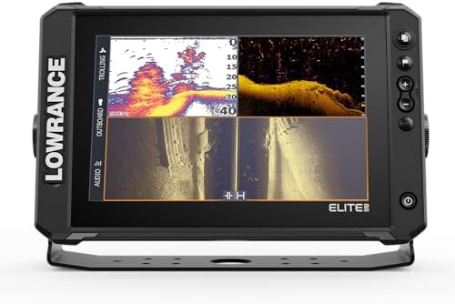 Lowrance Elite FS Fish Finder/Chartplotter, 7-12 Inch, C-MAP Charts by Lowrance