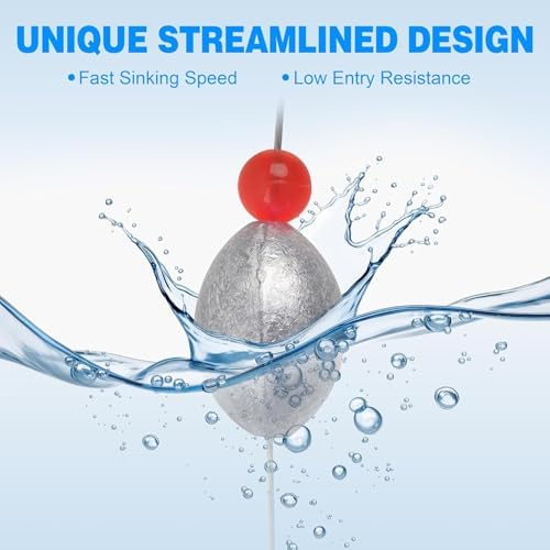 Fishing Carolina Rigs Saltwater Egg Sinker Grouper Rigs, Stainless Steel Wire Leaders, for Catfish Snapper Flounder Sea Bass Surf Fishing Bottom Rig - Image 4