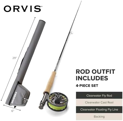Orvis Clearwater Fly Rod Outfit - Fishing Rod and Reel Combo - Image 7
