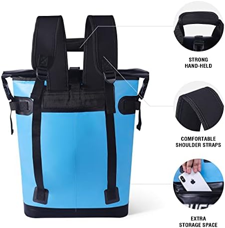 Buffalo Gear Cooler Backpack18L,30L Leakproof Camping Backpack Cooler Insulated Cooler for Picnic Beach Hiking Park Fishing - Image 4