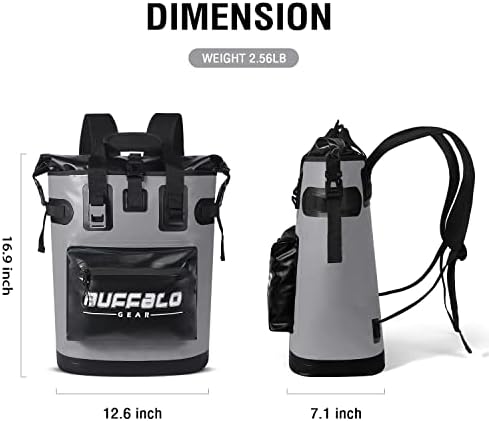 Buffalo Gear Cooler Backpack18L,30L Leakproof Camping Backpack Cooler Insulated Cooler for Picnic Beach Hiking Park Fishing - Image 7