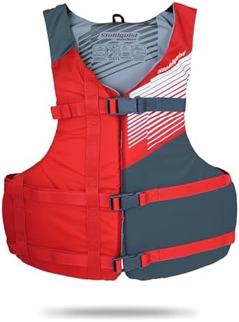 Stohlquist FIT Adult Life Jacket, US Coast Guard Approved Type III Life Vest, PFD for Men and Women, Easily Adjustable, Lightweight and High Buoyancy - Universal Fit (30-52" Chest) by Stohlquist