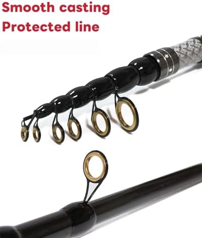 Telescopic Fishing Rod - Lightweight 42T Carbon Fiber Portable Travel Rod for Freshwater River Fishing, Beginner & Kid Friendly 5.9ft/6.9ft/7.9ft/8.9ft/9.9ft/10.9ft - Image 5