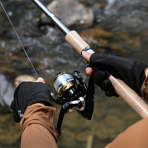 Carbon Fiber Fishing Pole Combo Set - 2.1m/6.89ft Spinning Reel, 145pcs Accessories Kit for Saltwater & Freshwater Fishing - Image 4