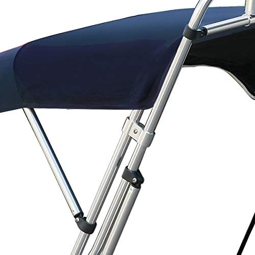 Oceansouth Clamp-On Fishing Rod Rack | Marine Grade Aluminum Rod Holder Storage Rack for Boats | Adjustable Rail Mount Rod Organizer - Image 2