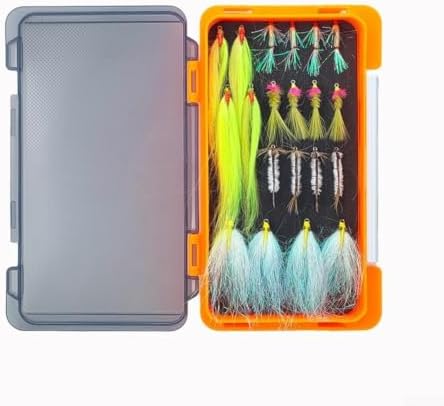 Fly Fishing Flies Kit 31pcs Hand Tied Dry Wet Nymph Lures Carbon Steel Hooks with Box for Trout Bass - Image 6