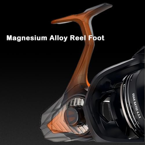 GARRET 12000/16000 Surf Fishing Reel - Heavy Duty Saltwater Spinning Reel, 60LB Carbon Drag, Magnesium Alloy Body, CNC Aluminum + 2 Graphite Interchangeable Spools, Long-Cast Worm Shaft System - Image 2