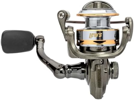 Lew's Laser Lite Spinning Fishing Reel, 6+1 Bearings, Graphite Frame and Sideplate, Speed Lube, Multi-Disc Drag - Image 5