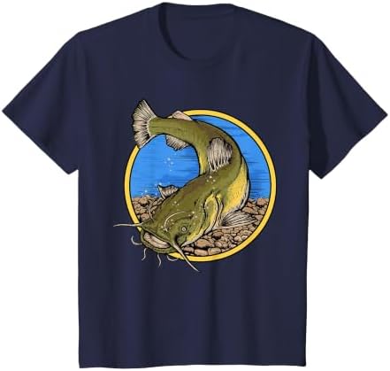 Flathead Catfish Fishing T-Shirt by Hunting+%26+Fishing+Merch