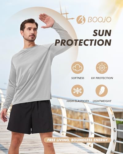 7 Pack Long Sleeve Shirts for Men Quick Dry UV Sun Protection Gym T-Shirts - Image 5