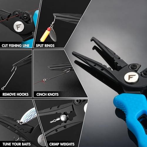 FLISSA Fishing Pliers, Fish Gripper, 2PCS Fishing Tool Kit - Image 4