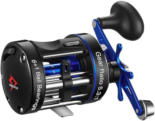 Piscifun Chaos XS Round Baitcasting Reel, Saltwater Conventional Reel by Piscifun