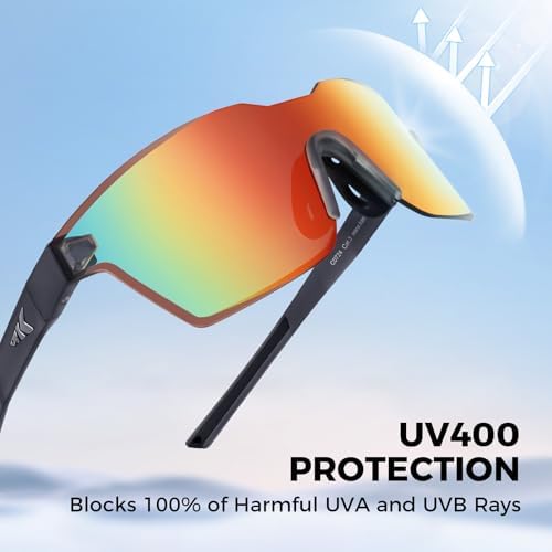 KastKing Tarkio Polarized Fishing Sunglasses, One Piece PC Lens Rimless - Image 6