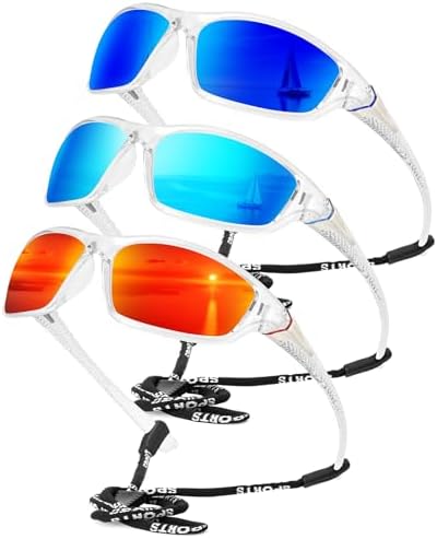 KALIYADI Sports Polarized Sunglasses Men UV400 Protection for Fishing Driving Cycling by KALIYADI