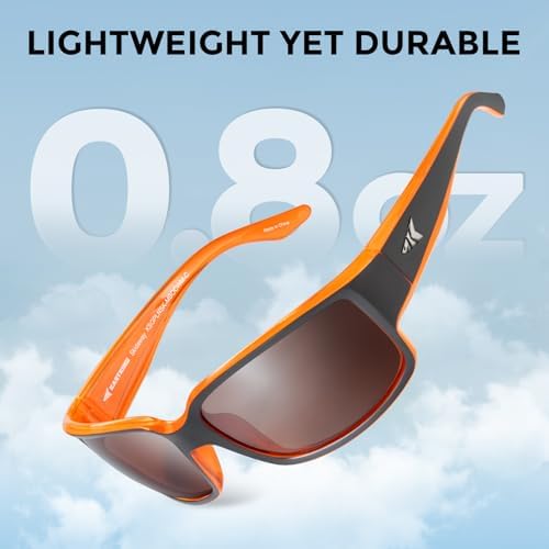KastKing Skidaway Polarized Sport Sunglasses for Men and Women, Wrap Design - Image 6