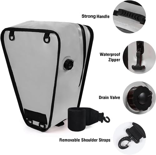 Buffalo Gear Insulated Kayak Cooler 15" x 18" Kayak Cooler Bag with Shoulder Strap for Fishing, Kayaking-Keep Your Catch or Drinks Cold All Day - Image 4